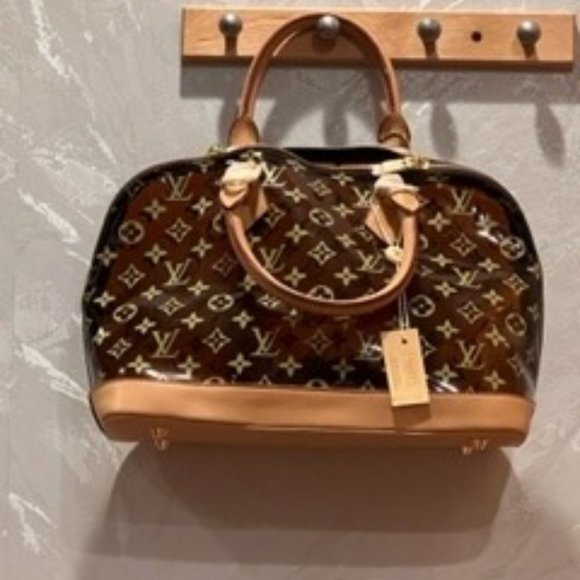 Louis Vuitton Handbags - NWT Vintage Louis Vuitton Clear Leather/Vinyl Cabas Satchel Ambre Handbag